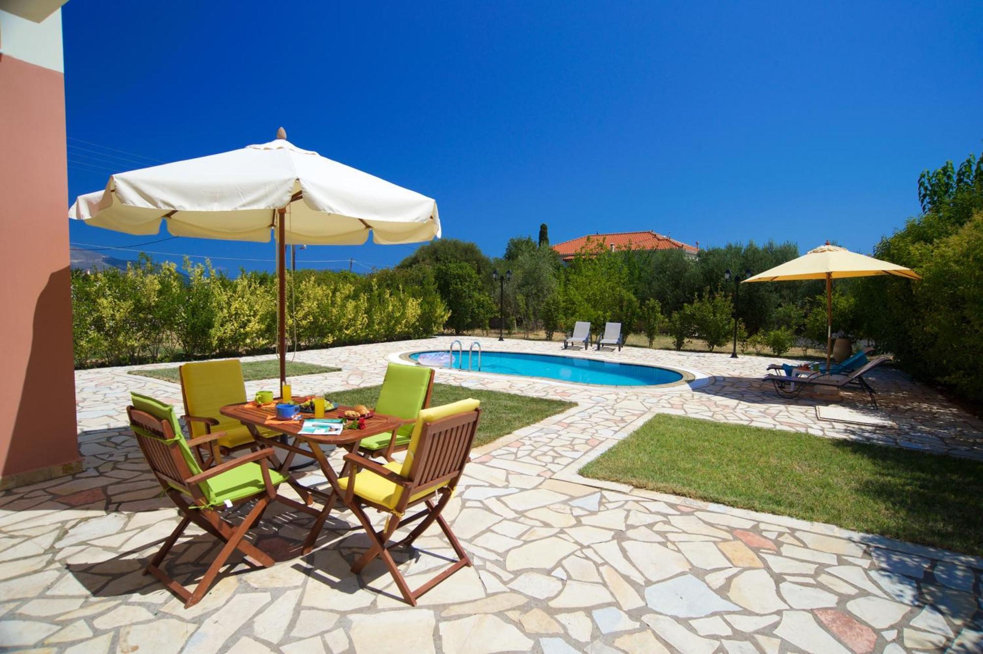 Iliachtides Villas Karavomylos Rom bilde
